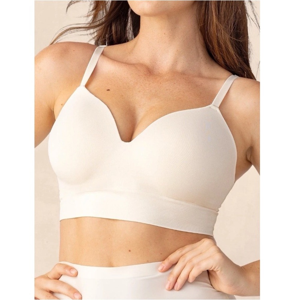Truekind Women's Chai Supportive Comfort Wireless Shaping Bra NWT Size 3XL